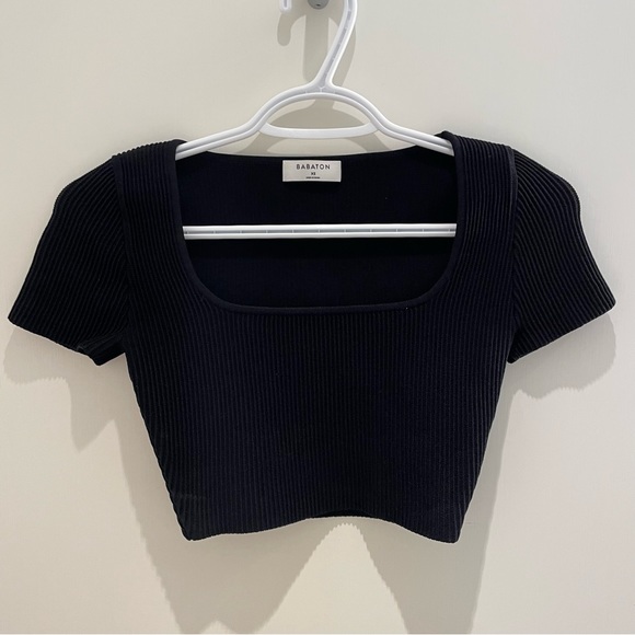 Aritzia Sculpt Knit Squareneck Top - Picture 4 of 6